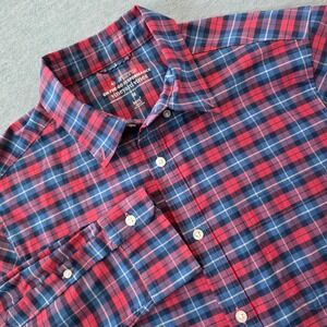 Vineyard Vines OTG Performance Plaid Long Sleeve Button Down Shirt Men's Medium